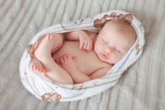 BabyBoom Bavlněná tetra plenka Spící zvířátka