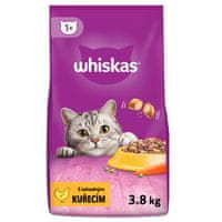 Whiskas granule kuřecí pro dospělé kočky