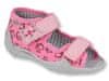 dívčí sandálky PAPI 242P103 růžová, kočky velikost 26