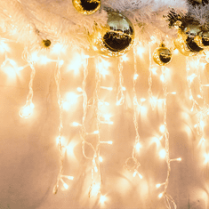 ACA Lightning  LED vánoční světelný závěs, 3x0,6m, teplá bílá, IP44, 144 LED