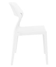 Siesta Exclusive Jídelní židle SNOW bílá