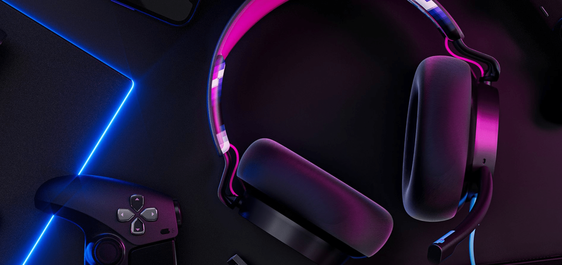  moderní kabelová sluchátka skullcandy Slyr Pro Wired krásný zvuk skvělá pro hru her plug play zapojení vysoce pohodlná