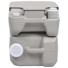 Greatstore Sada kempingového WC a stojanu na mytí rukou s nádržkou na vodu