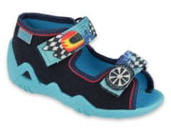 Befado chlapecké sandálky SNAKE 250P095 modré, SUPERCAR velikost 25