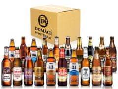Domácí pivotéka Dárek pro pivaře - Dárkový ochutnávkový balík 20 parádních speciálních piv