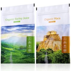 Energy Organic Maca caps 120 kapslí + Organic Barley Juice powder 100 g