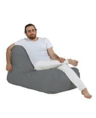 Atelier Del Sofa Zahradní sedací vak Trendy Comfort Bed Pouf - Fume, Kouřová