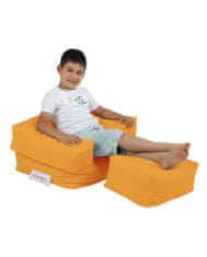 Atelier Del Sofa Zahradní sedací vak Kids Single Seat Pouffe - Orange, Oranžová