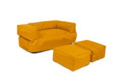 Atelier Del Sofa Zahradní sedací vak Kids Double Seat Pouf - Orange, Oranžová