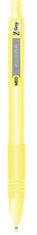 Zebra Kuličkové pero "Z-Grip Pastel", žlutá, 0,27 mm, stiskací mechanismus, 91805