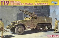 Dragon T19 105mm HOWITZER MOTOR CARRIAGE (SMART KIT), Model Kit military 6496, 1/35
