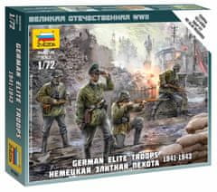 Zvezda figurky Waffen SS /German Elite Troops/, 1939-43, Wargames (WWII) 6180, 1/72