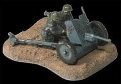 Zvezda figurky protitankový kanón 3,7 cm Pak 36 s obsluhou, Wargames (WWII) 6114, 1/72