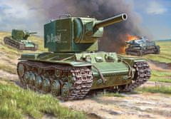 Zvezda KV-2 těžký tank, Wargames (WWII) 6202, 1/100