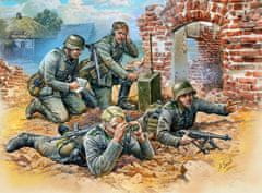 Zvezda figurky německý průzkumný tým, Wargames (WWII) 6153, 1/72