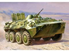 Zvezda BTR-80 obojživelné obrněné vozidlo, Wargames (HW) 7401, 1/100