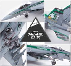 Academy Boeing F/A-18E Super Hornet, US NAVY, VFA-195 "Chippy Ho", Model Kit 12565, 1/72