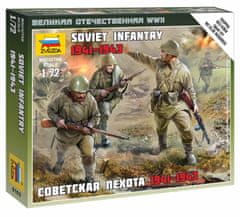 Zvezda figurky sovětská pěchota, 1941, Wargames (WWII) 6103, 1/72
