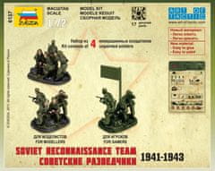 Zvezda figurky sovětský průzkumný tým, Wargames (WWII) 6137, 1/72