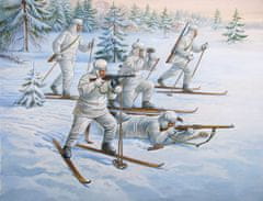 Zvezda figurky sovětská pěchota na lyžích, Wargames (WWII) 6199, 1/72