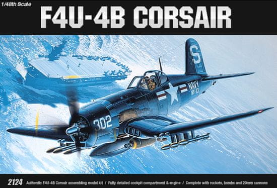 Academy Chance Vought F4U-4B Corsair, Model Kit 12267, 1/48
