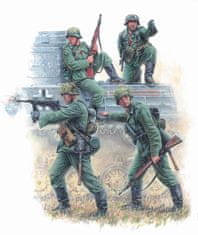 Zvezda figurky němečtí pancéřoví granátníci, 2. světová válka, Model Kit 3582, 1/35