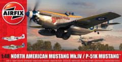 Airfix North American Mustang Mk.IV / P-51K Mustang, Classic Kit A05137, 1/48