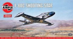 Airfix Lockheed F-80C Shooting Star, Classic Kit VINTAGE letadlo A02043V, 1/72