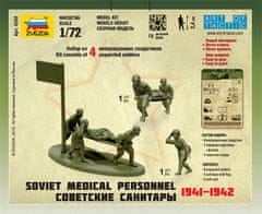 Zvezda figurky sovětští zdravotníci, 1941-42, Wargames (WWII) 6152, 1/72