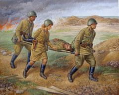 Zvezda figurky sovětští zdravotníci, 1941-42, Wargames (WWII) 6152, 1/72