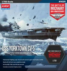 Academy USS Yorktown CV-5 "Battle of Midway", Model Kit loď 14229, 1/700