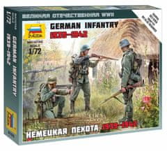 Zvezda figurky německá pěchota, východní fronta 1941, Wargames (WWII) 6105, 1/72
