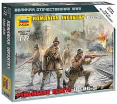 Zvezda figurky rumunská pěchota, Wargames (WWII) 6163, 1/72