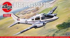 Airfix Beagle Basset 206, Classic Kit VINTAGE letadlo A02025V, 1/72