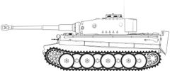 Airfix Pz.Kpfw.VI Tiger I, Mid Version, Classic Kit A1359, 1/35