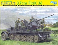 Dragon Sd. Kfz.7/2 3,7 cm FLAK 36, Model Kit military 6541 (SMART KIT), 1/35