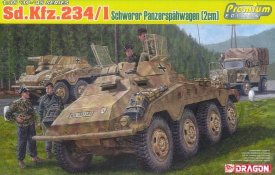 Dragon Sd.Kfz.234/1 schwerer Panzerspähwagen (2cm), Model Kit 6879, 1/35