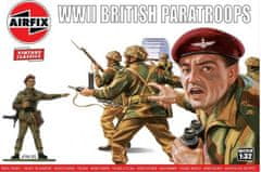 Airfix WWII British Paratroops, Classic Kit VINTAGE figurky A02701V, 1/32