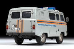 Zvezda UAZ 3909 Buchanka, záchranná služba - Buchanka, Model Kit 43002, 1/43