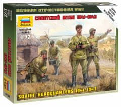 Zvezda figurky sovětské velení, Wargames (WWII) 6132, 1/72