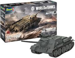 Revell SU-100, Plastic ModelKit World of Tanks 03507, 1/72