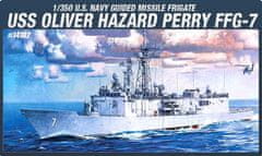 Academy USS OLIVIER HAZARD PERRY FFG-7, Model Kit loď 14102, 1/350