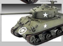 Academy M4A3 (76)W Sherman, US Army, Bitva v Ardenách, Model Kit 13500, 1/35