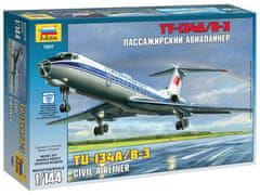 Zvezda Tupolev Tu-134 B, Model Kit 7007, 1/144