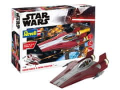 Revell Star Wars - Resistance A-wing Fighter, red, světelné a zvukové efekty, Build & Play SW 06770, 1:44