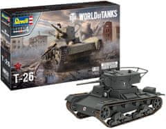 Revell T-26, Plastic ModelKit World of Tanks 03505, 1/35