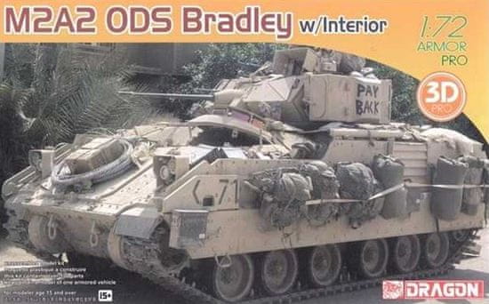 Dragon M2A2 ODS BRADLEY w/INTERIOR, Model Kit tank 7414, 1/72
