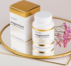 Venira VENIRA magnesium s vitaminem B6 a vitaminem D, 90 kapslí