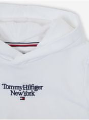 Tommy Hilfiger Bílá holčičí mikina s kapucí Tommy Hilfiger 152