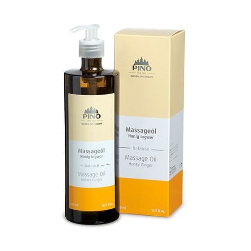 PINO Aromatický masážní olej, Med Zázvor, 500 ml